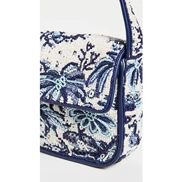 STAUD Tommy Beaded Bag - Elegant Floral Handbag for Women