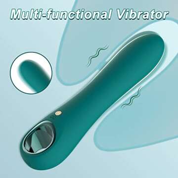 G Spot Vibrator Dildo with 10 Vibration Modes, Tuitionua Soft Silicone Powerful Vibrating Massagers ...