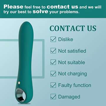 G Spot Vibrator Dildo with 10 Vibration Modes, Tuitionua Soft Silicone Powerful Vibrating Massagers for Clitoral Vagina and Anal Stimulation, Adult Sex Toys for Women or Men(Green)