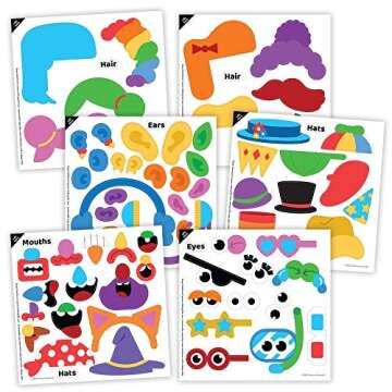 Colorforms — Silly Faces Game — Family Fun with Classic Activity — Ages 3+