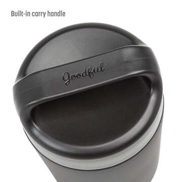 Goodful 16-Ounce Insulated Food Jar with Carry Handle