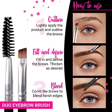 Keshima Eyebrow Duo - Premium Quality Brush Set