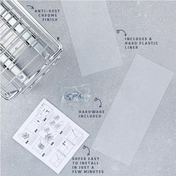 Heavy Duty Pull-Out Spice Rack for Effortless Organization