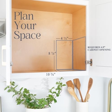Heavy Duty Pull-Out Spice Rack for Effortless Organization