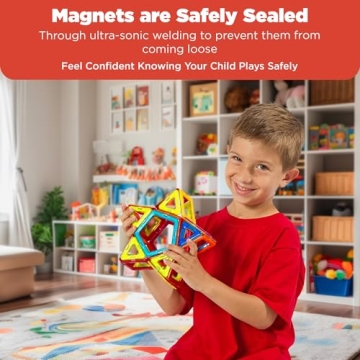 Magformers 62-Piece Magnetic Building Blocks Set for Kids