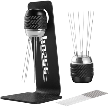 PUSEE WDT Tool Espresso Distribution Tool, V2 8 Prong Magnetic Coffee Stirrer comes with 16 Extra 0....