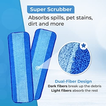 Mop Pads for Bona Perfect Replacement Microfiber 3 Pack