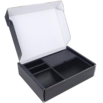 5 Compartment Valet Tray Jewelry Box for Men