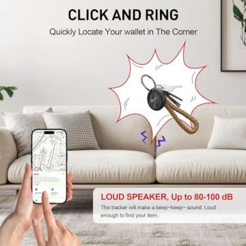 Apple MFi Certified 2025 Air Tags Tracker for Easy Tracking