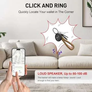 Apple MFi Certified 2025 Air Tags Tracker for Easy Tracking