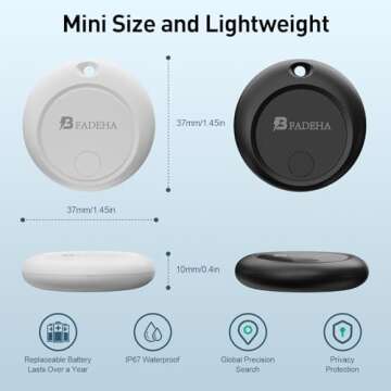 Apple MFi Certified 2025 Air Tags Tracker for Easy Tracking