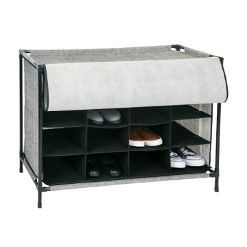 Simplify Shoe Cubby with 16 Compartments for Easy Organization