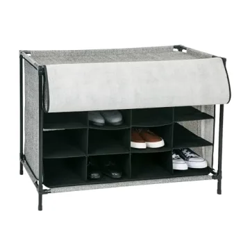 Simplify Shoe Cubby with 16 Compartments for Easy Organization