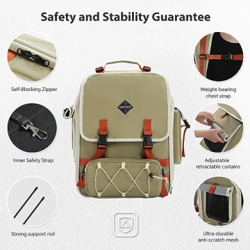 PAWZ Road Expandable Cat Carrier for Pets on the Go