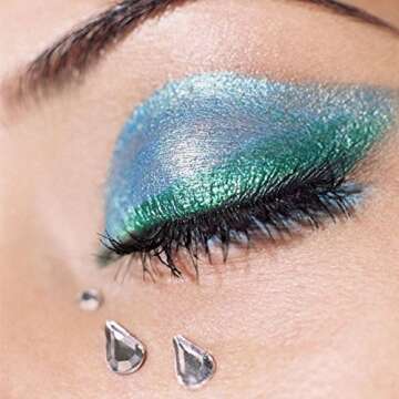 Face Gems Set - Glitter Rhinestone Temporary Tattoos