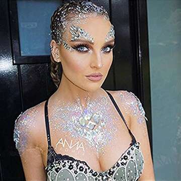 Face Gems Set - Glitter Rhinestone Temporary Tattoos