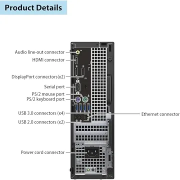 Dell Optiplex 7050 Desktop, i7, 16GB RAM, 512GB SSD