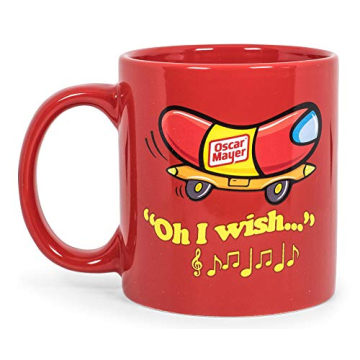 Oscar Mayer Hot Dog Logo Ceramic Coffee Mug Oversized Gift