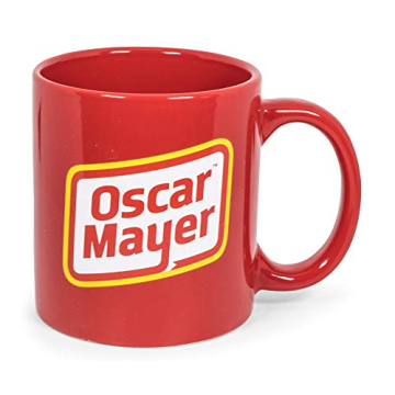 Oscar Mayer Hot Dog Logo Ceramic Coffee Mug Oversized Gift