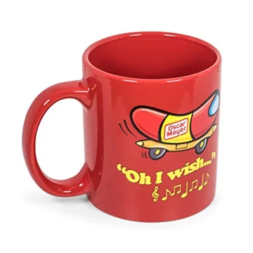 Oscar Mayer Hot Dog Logo Ceramic Coffee Mug Oversized Gift