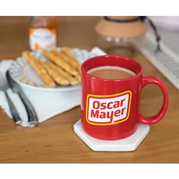 Oscar Mayer Hot Dog Logo Ceramic Coffee Mug Oversized Gift