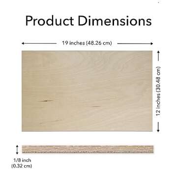 Premium 10 Pack Baltic Birch Plywood | Laser Ready