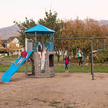 Lifetime Adventure Tower Swing Set Playset