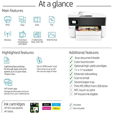 HP OfficeJet Pro 7740 Wireless All-in-One Printer