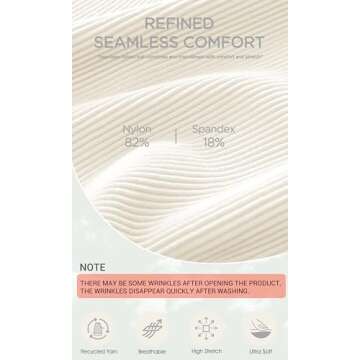 ODODOS Women's Crop Seamless Rib-Knit Camisole Strappy Racerback Crop Tank Tops, Longline Crop, Ivory, Medium/Large