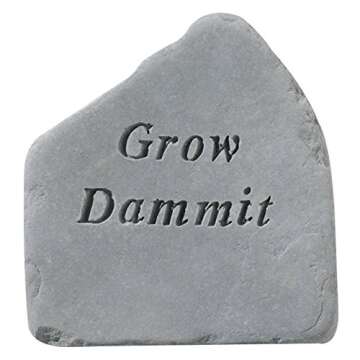 Kay Berry Grow Dammit Accent Rock