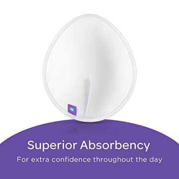Lansinoh Reusable Nursing Pads for Breastfeeding Mothers, 8 Pads