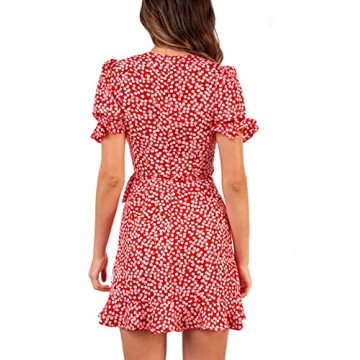Relipop Women's Floral Wrap Dress for Stylish Summer Wear