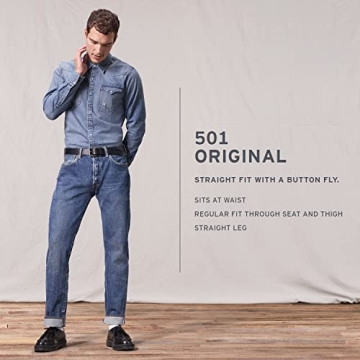 Levi's Men's 501 Original Fit Jeans for Timeless Style