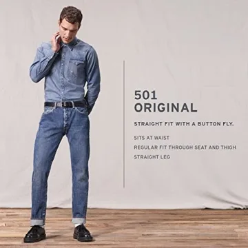 Levi's Men's 501 Original Fit Jeans for Timeless Style