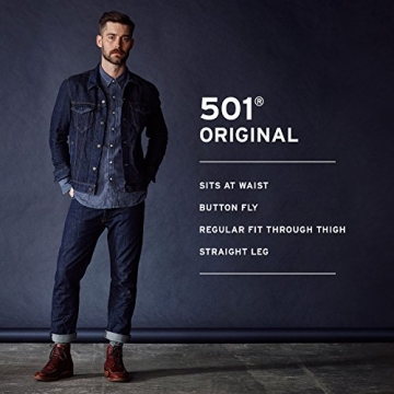 Levi's Men's 501 Original Fit Jeans for Timeless Style