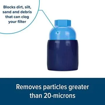 Camco TastePURE RV Sediment Pre-Filter Water Filter - Features a 20-Micron Filtration System, Provides the First Stage of Water Filtration, and Extends the Life of RV Water Filters (40048)