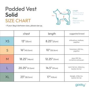 Gooby Padded Vest Dog Jacket - Pink, Medium - Warm Zip Up Vest Fleece Jacket with Dual D Ring Leash ...
