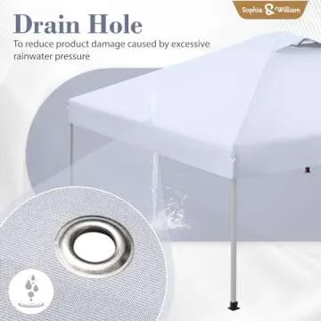 10x10 Canopy Tent Outdoor Party Shelter with UV Protection