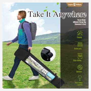 10x10 Canopy Tent Outdoor Party Shelter with UV Protection