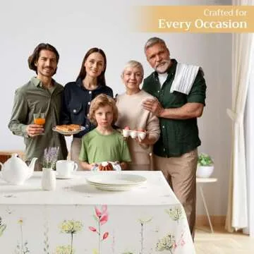 Maison d'Hermine Cotton Tablecloth for Spring & Summer Dining