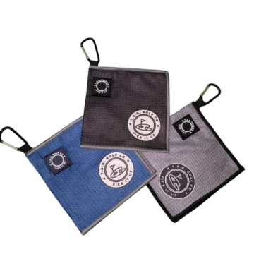 Portable Magnetic Golf Towel for Easy Club Cleaning
