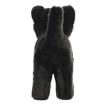 Aurora® Realistic Miyoni® Panther Stuffed Animal - Lifelike Detail - Cherished Companionship - Black 10 Inches