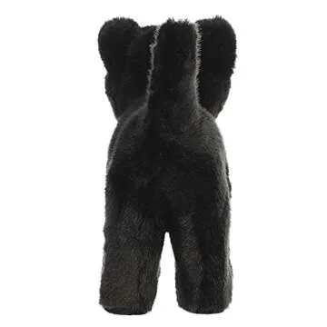Aurora® Realistic Miyoni® Panther Stuffed Animal - Lifelike Detail - Cherished Companionship - Black 10 Inches