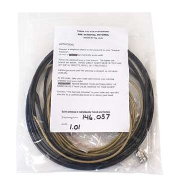 The Survival Antenna Turns Your Portable Hand Held or Vehicle Ham Radio Into a Survival Tool Choose The Right Adapter SMA Male Fits Yaesu FT-2DR FT-60R FT-1DR-HD More Radios See Product Description.