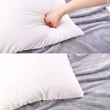 HIPPIH 18x18 Pillow Inserts (Set of 2), Decorative Throw Pillow Inserts, Hypoallergenic Square Pillow Form Insert, Upgraded