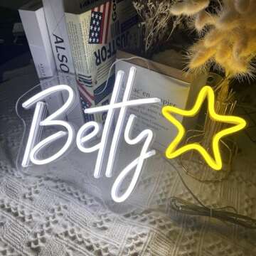 WMAT Custom LED Neon Signs for Home Decor and Bedroom Wall Decor Personalized Neon Signs for Wedding Decor Holiday Gift or Bar Logo (Options Starting from 1 Line 15")