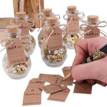 HTF Pack of 10 Wedding Gifts, Tea Party Favors for Women, Wedding Decor, Bridesmaid Gifts, Bridal Sh...