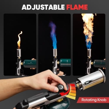 Saker Propane Torch Gun Plus 2026 Portable High Heat Culinary Torch