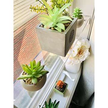 DistinctAndUnique Elegant and Sophisticated Floating Window Shelf (23, Single Shelf) - Crystal Clear Recessed Durable Strong Acrylic Trinket, Plants, Succulents Indoor Collection Display Stand Trendy