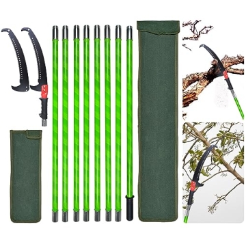Shaledig Pole Saws for Tree Trimming - 27 Feet Durable & Safe Pruning Saw
